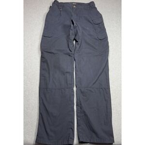 5.11 Tactical Pants Mens 30x36 Navy Blue Utility Military Cargo Ripstop Heavy